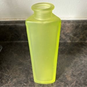 IKEA Green Frosted Glass Vase